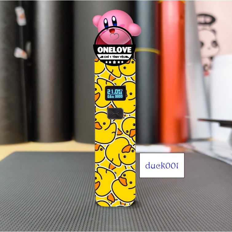 Skin dán cho xlim, favo, feelin, avocado, rillx,... in hình theo yêu cầu mẫu BDuck