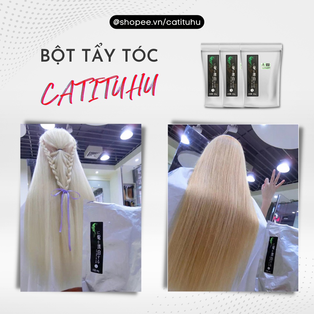 Tẩy tóc Nâng tông không mùi không xót tẩy 1 lần lên tông 9