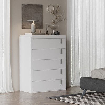 RIKKE, Tủ đựng đồ dùng 5 ngăn kéo DRA_219, 82x42x108cm, Scandi Home