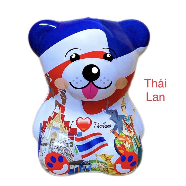 HCM Gấu hộp thiếc Kẹo trái cây MALAYSIA 200g HCM.