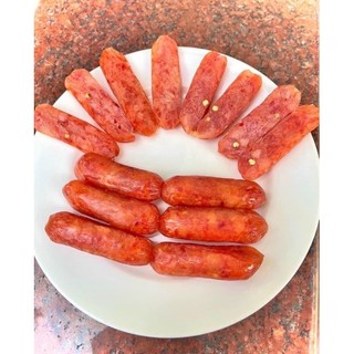 129K Bịch 500g lạp xưởng mực khô