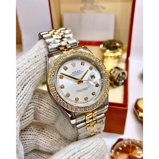 Đồng hồ nam rolex sapphire ra43 size 40mm viền đá máy cơ automatic nhật