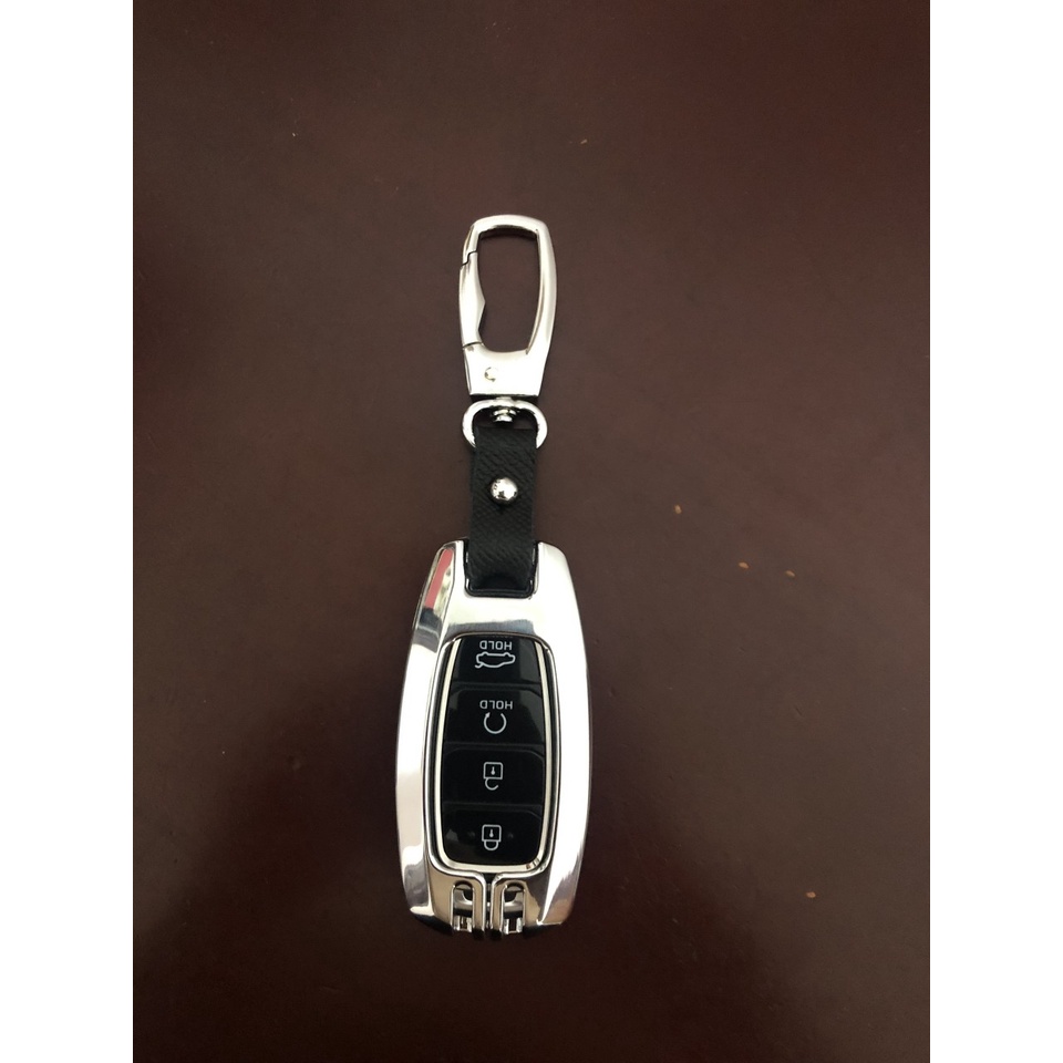 Ốp khóa Kim Loại ACCENT, ELANTRA 2023, 2022 KONA 2018 - 2022 Loại 3 Nút và 4 Nút