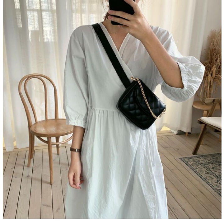 Túi bao tử đơn giản cao cấp dây xích túi đeo chéo nhỏ