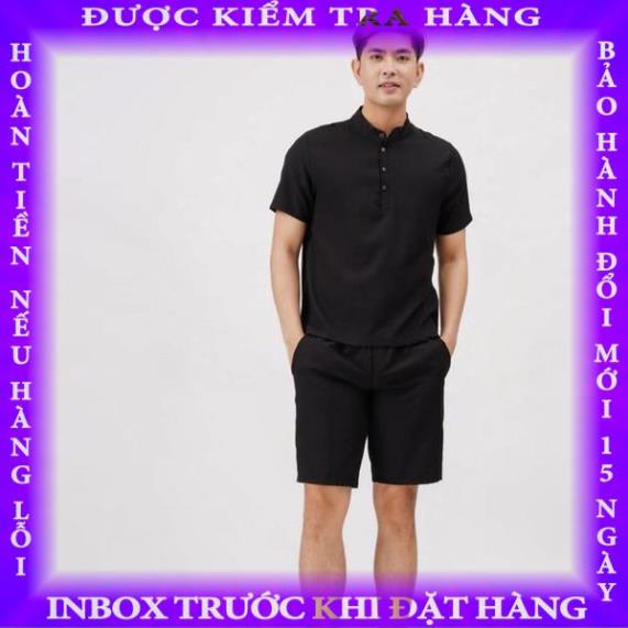 Bộ Quần Áo Đũi Nam Thương Hiệu Vuvo Official Đủ Màu Đủ Size Chất Vải Đũi Thái Mềm Mịn Mát vandung