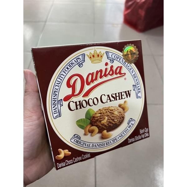 Bánh Quy Bơ Danisa chocolate hạt điều (Hộp 90g)