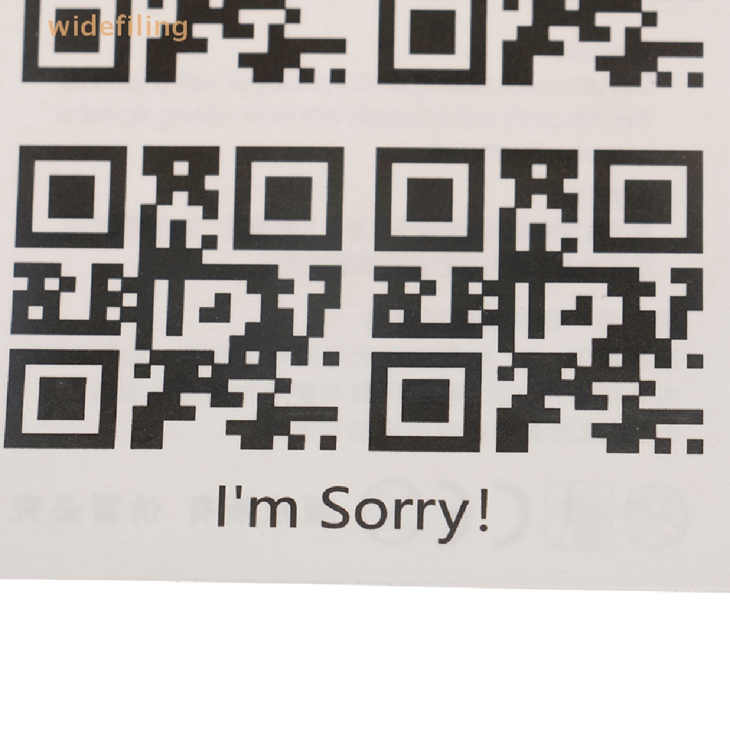 Hình Xăm Dán Tạm Thời Họa Tiết Mã QR Chống Thấm Nước