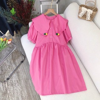Đầm babydoll kate cổ bèo