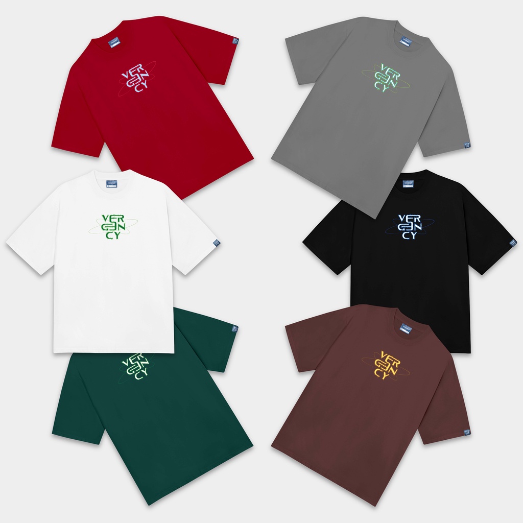 Áo thun nam nữ local brand unisex form rộng tay lỡ Vergency Fiery/FIE hàng chính hãng 6 màu sắc