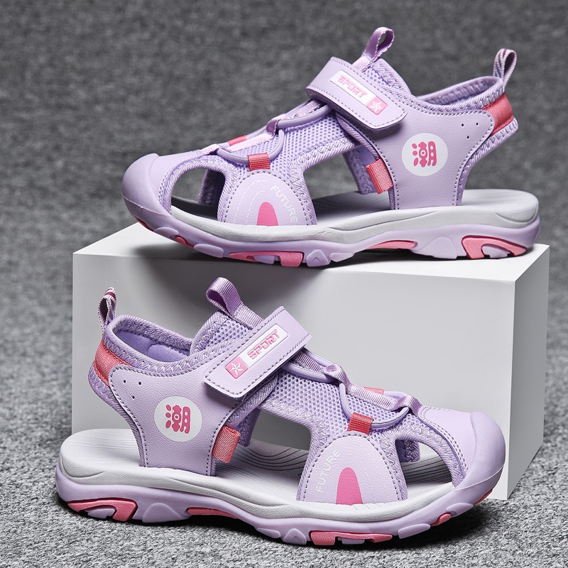 Xăng đan Siêu Nhẹ Thoáng Khí Chống Trượt Thời Trang Đi Biển Cho Bé Trai Và Gái