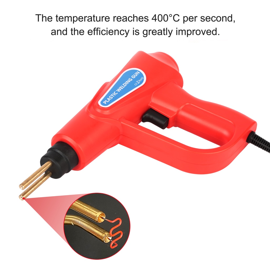 Máy Hàn Nhựa 70W 4 Loại Phẳng Ngoài/ Bên Cạnh/ Bên Cạnh/ Bấm Kim Tiện Dụng