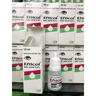 Dung dịch nhỏ mắt mũi EFTICOL (1 lốc 10chai)