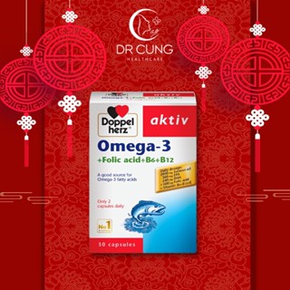 Dầu Cá Omega 3 Doppelherz - Bổ Não, Bổ Mắt, Tăng Cường Thị Lực, Tim Mạch