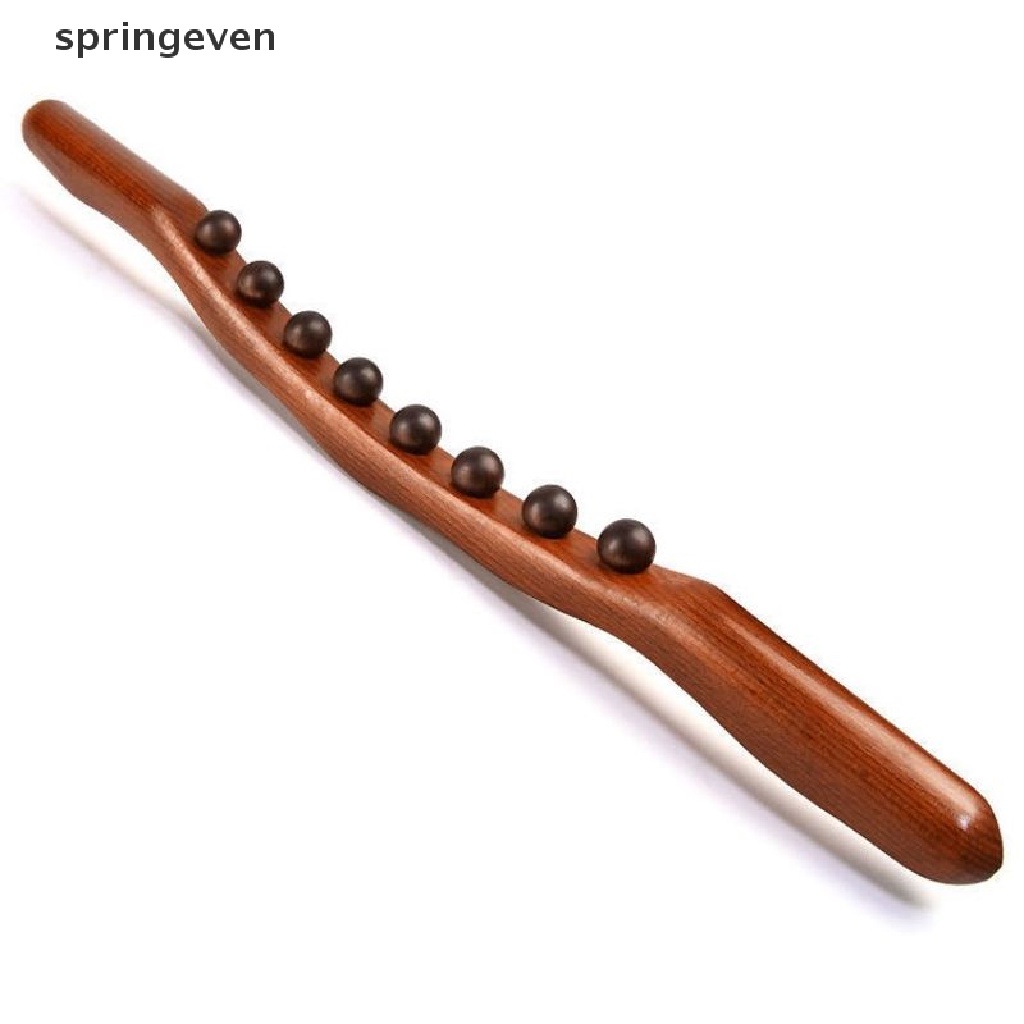 Gậy Mát Xa Lưng Cơ Thể 8 Hạt Bằng Gỗ Carbon