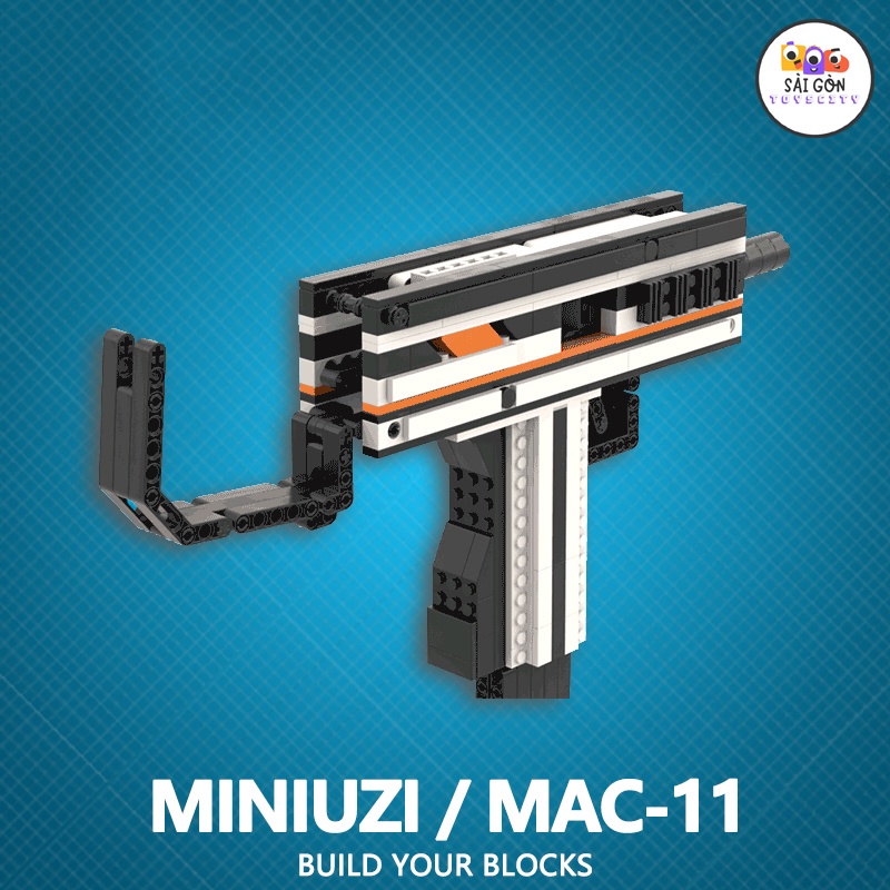 Đồ Chơi Lắp Ráp Kiểu LEGO Mô Hình PUBG Súng UZI Phiên Bản Mini Với 500+ PCS - Bản Thiết Kế Tiêu Chuẩn Của Kevin183