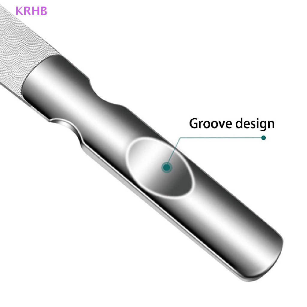 Cây Dũa Móng Hai Mặt Bằng Thép Không Gỉ Chuyên Nghiệp Mới