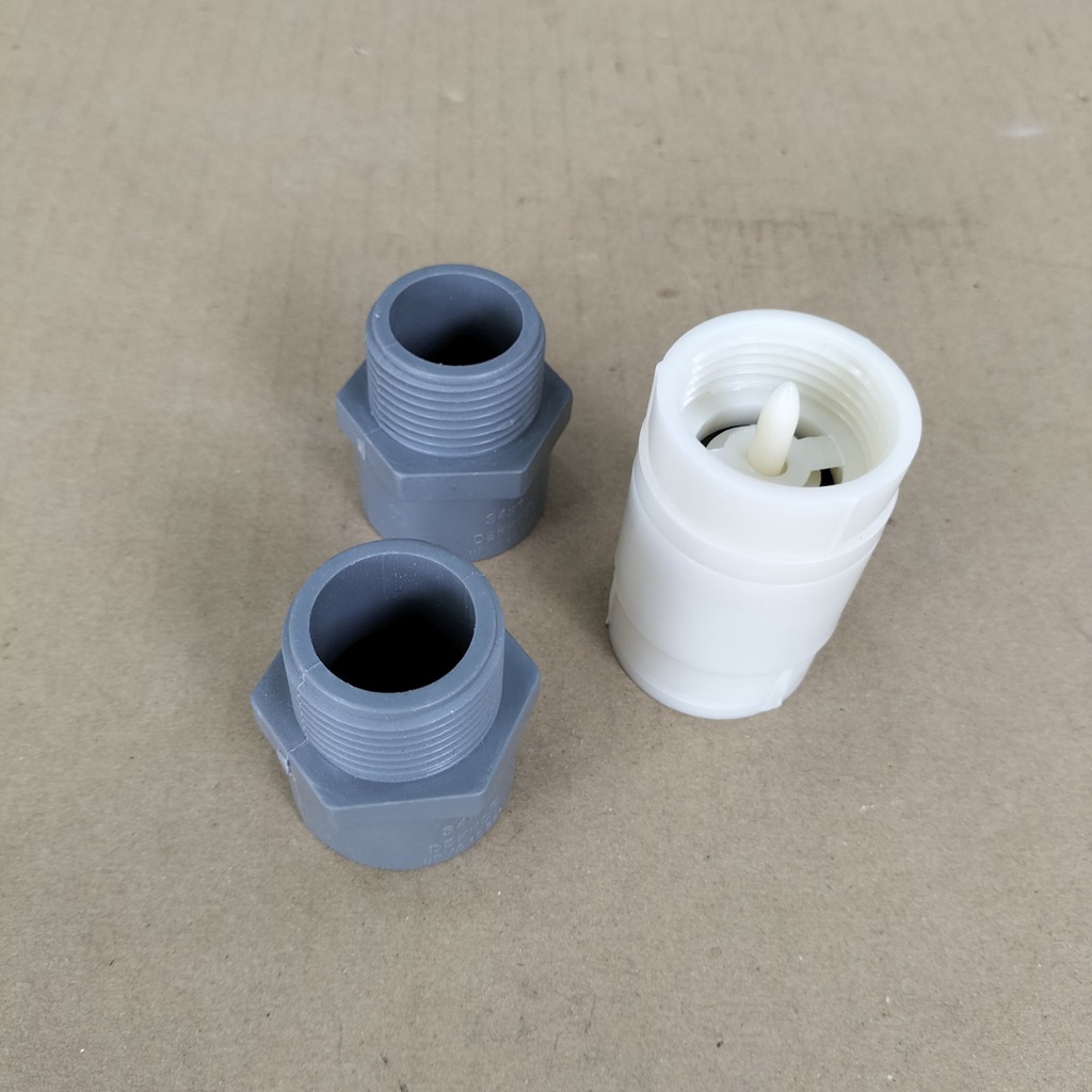 Van 1 chiều bằng nhựa, loại có lò xo phi 27mm và 34mm