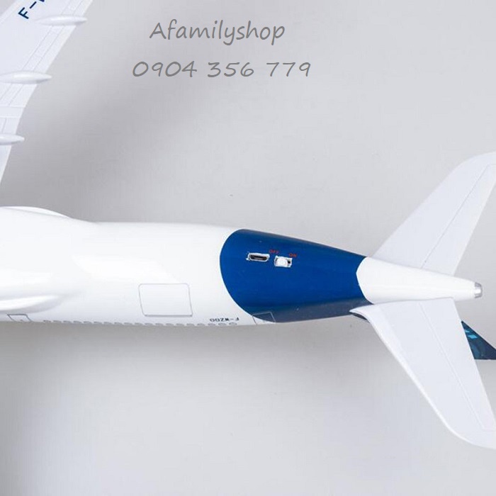 Mô hình máy bay tĩnh Airbus A350-XWB 47cm có bánh xe và đèn led