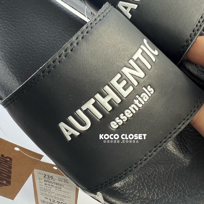 Dép shoopen Authentic Essentials màu Đen