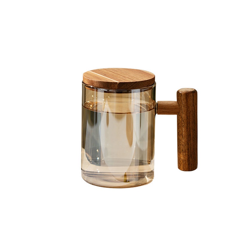 Acacia Mangium Japanese-Style Tea Cup Office Glass Cup Tea Cup Personal Dedicated Cup Men's Tea Cup 