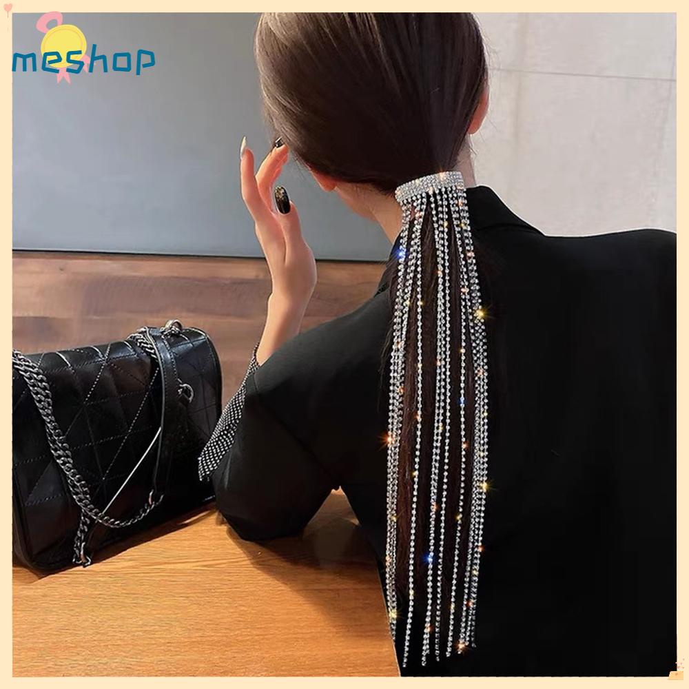 Kẹp Tóc Dạng Chuỗi Dài Phối Tua Rua Xinh Xắn