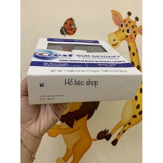 Kem Đánh Răng Crest 3D Gum Detoxify White Brilliance Whitening 2-Step