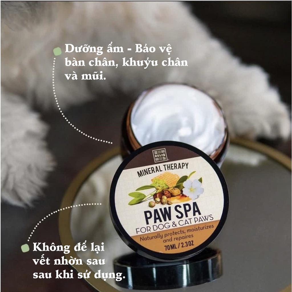Kem dưỡng đệm bàn chân & mũi PAW SPA dành cho chó mèo 5ml