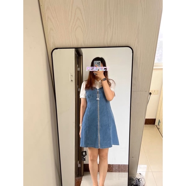 Đầm jeans tiểu thư thiết kế cao cấp BIGSIZE  - Xẹt Studio’s Lady