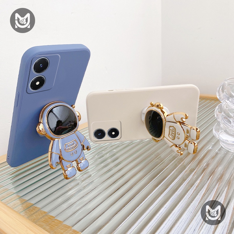 Ốp Điện Thoại Silicon Chống Sốc Hình Phi Hành Gia 3D Cho VIVO Y02S Y35 Y22 Y22S Y16 Y21 Y21S Y33S Y20 Y20S Y20i Y12AS Y12S