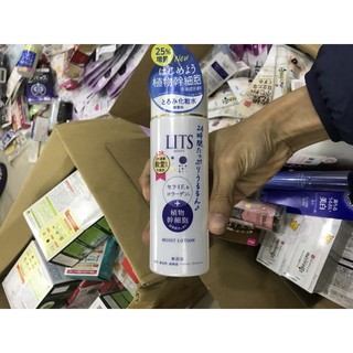 Nước hoa hồng dưỡng trắng da LITS Kose Moisture Mild White 180ml của Nhật