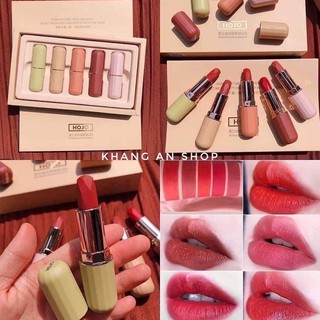 [SALE SỐC] Set 5 Son sáp HOJO Molandi Velvet Lipstick sang chảnh