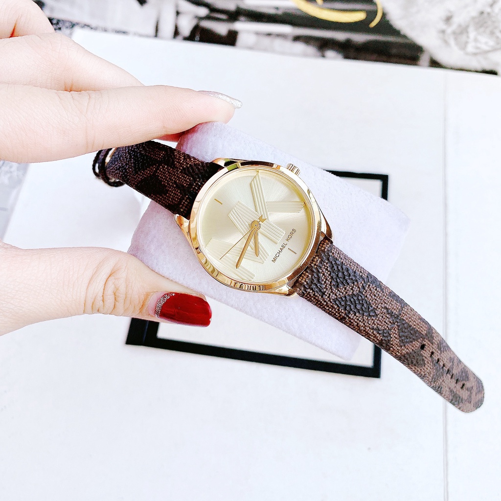 Đồng hồ nữ dây da Michael Kors MK2862