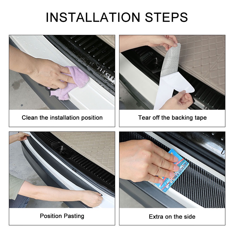 1 Miếng Dán Logo 3D Bằng Sợi Carbon Bảo Vệ Cốp Sau Xe Hơi Mazda 5 6 323 626 RX8 CX5 CX-4 MX3 MX5 Atenza Axela