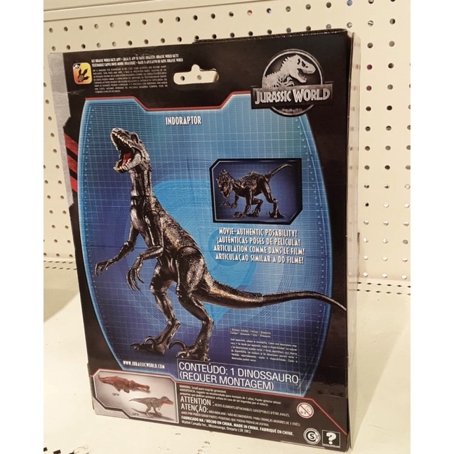 Jurassic World chính hãng Mattel,mô hình khủng long Indoraptor,quà tặng đồ chơi cho trẻ em từ 4 tuổi trở lên