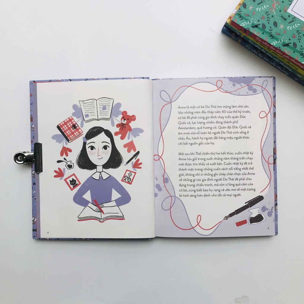 Sách - Từ nhỏ bé đến phi thường: Anne Frank- Danh nhân thế giới - dành cho trẻ từ 7 tuổi