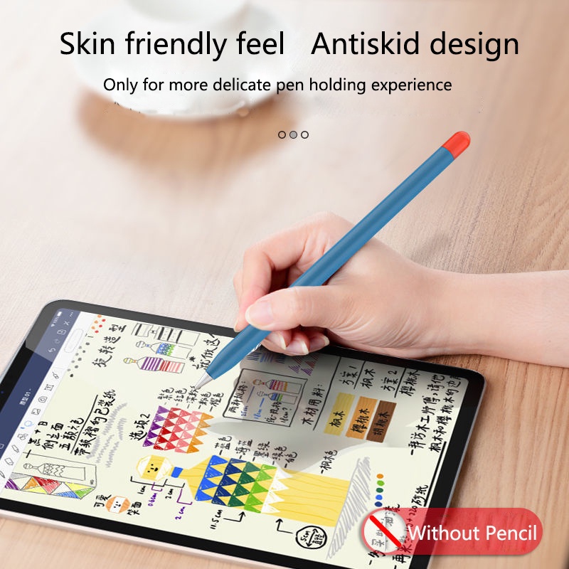 Vỏ Bảo Vệ Bút Cảm Ứng Bằng Silicon Nhiều Màu Cho Apple Pencil 2 iPad Pencil 1 2 1