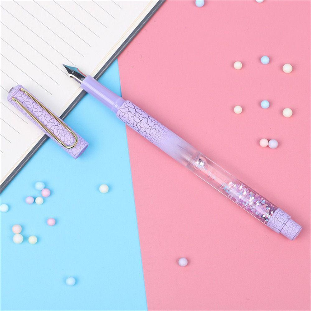 Bút Máy Nhiều Màu Sắc Dùng Ký Tên Dạng Cát Chảy Dành Cho Trẻ Em