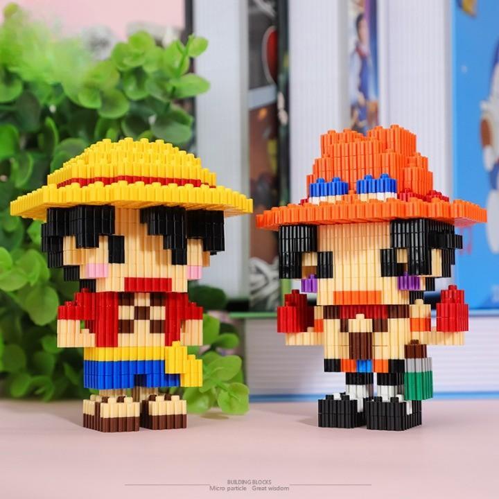 Mô Hình Lắp Ráp One Piece Vua Hải Tặc 3D Mini Đáng Yêu Cute Xếp Hình Nhân Vật Hoạt Hình Dễ Thương - MINGO