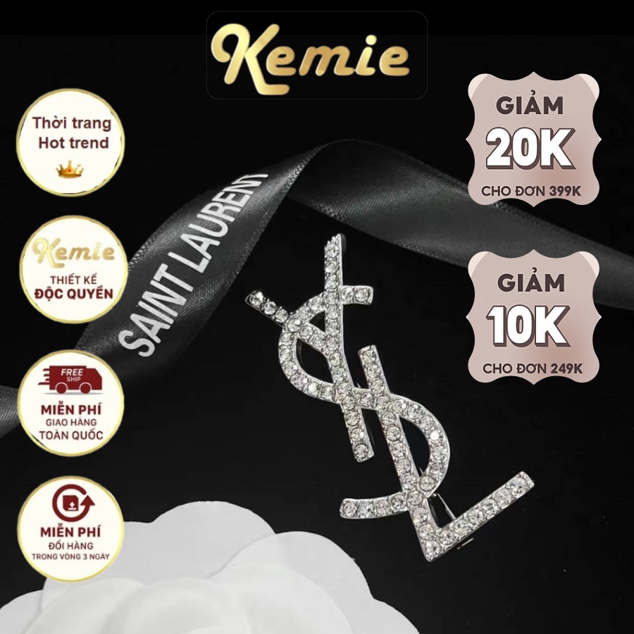 Ghim cài áo cho nữ đính đá, Cài áo đính đá thời trang cho nữ