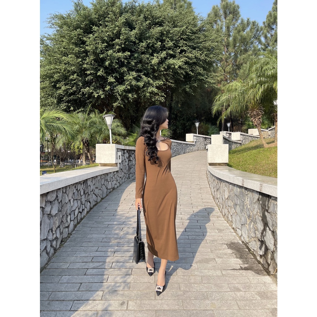 Set đầm thiết kế hai dây kèm áo cardigan DENA DRESS - GOÛT DE JUN