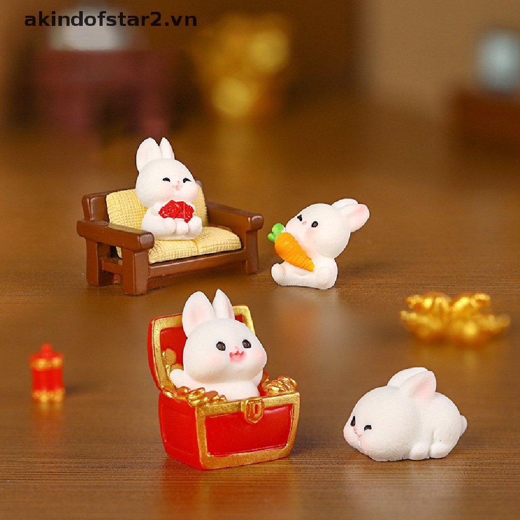 Mô Hình Chú Thỏ Hoạt Hình Dùng Trang Trí Năm Mới 2023 akindofstar2.vn