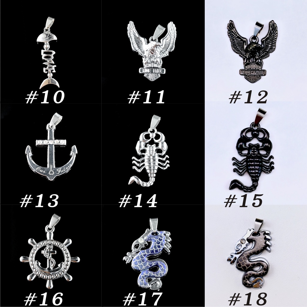 MẶT DÂY CHUYỀN TITAN NAM NỮ M1 - M45