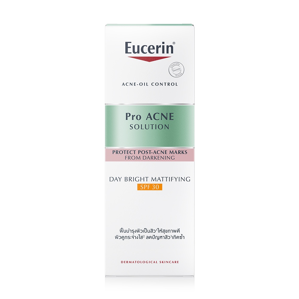 Eucerin Pro Acne Day Bright Mattifying SPF30 50mL - Kem chống nắng, dưỡng da cho da mụn