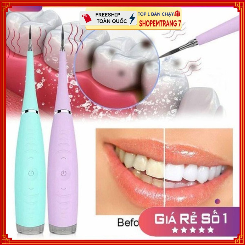 Máy Lấy cao răngSHOPEMTRANG7Máy Lấy Cao Răng Cầm Tay Mini Nhật Bản Với 3 Chế Độ Vô Cùng An Toàn Và Tiện Lợi