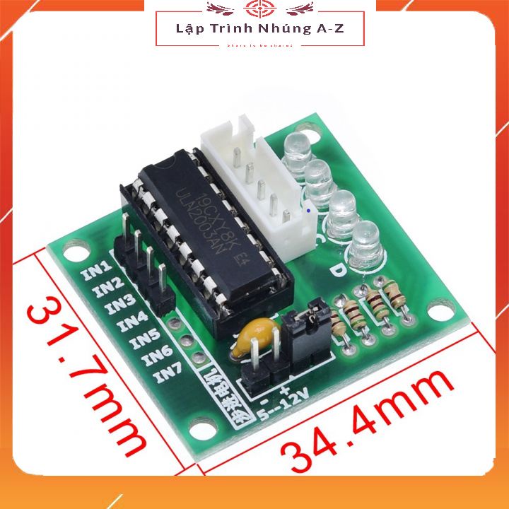 [Lập Trình Nhúng A-Z][117] Động Cơ Bước 5V/12V 28BYJ-48 + Mạch Điều Khiển ULN2003