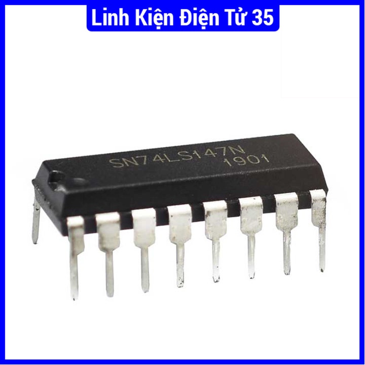 IC 74LS147 mã hóa ưu tiên 10 to 4 Priority Encoder chân cắm DIP16