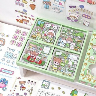 Hộp sticker 100 tấm cute chống thấm nước