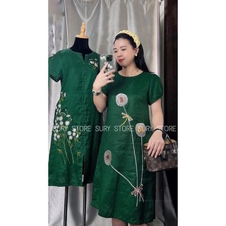 ĐẦM SUÔNG THÊU HOA