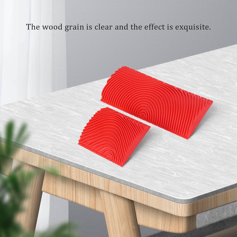 Bộ 2 Cây Lăn Sơn Tường Giả Gỗ 3 Inch 6 Inch