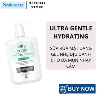 Sữa Rửa Mặt Nhẹ Dịu Dành Cho Da Mụn Nhạy Cảm Neutrogena Ultra Gentle